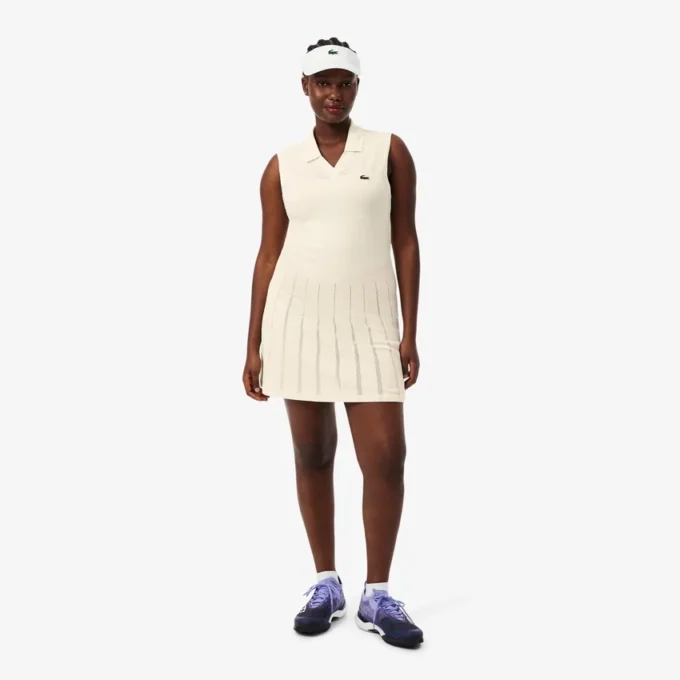 Stretchig tennisklänning och shorts för dam