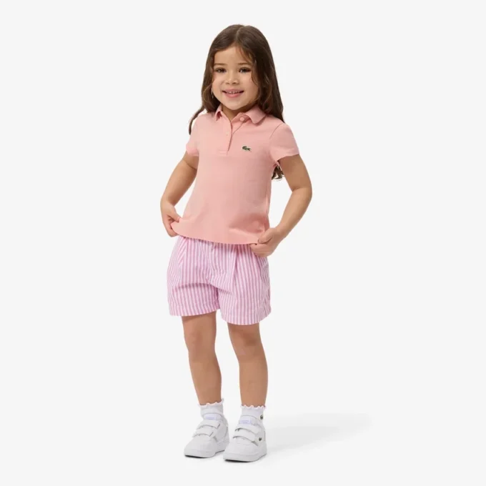 Stretchiga oxfordrandiga bermudashorts Stretchiga oxfordrandiga bermudashorts