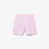 Stretchiga oxfordrandiga bermudashorts Stretchiga oxfordrandiga bermudashorts