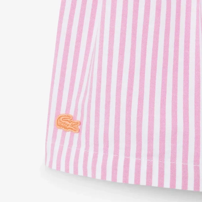 Stretchiga oxfordrandiga bermudashorts Stretchiga oxfordrandiga bermudashorts