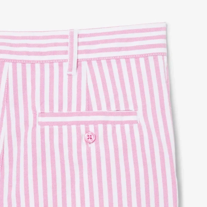 Stretchiga oxfordrandiga bermudashorts Stretchiga oxfordrandiga bermudashorts