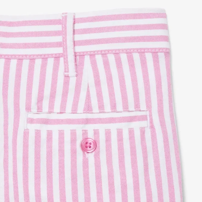 Stretchiga oxfordrandiga bermudashorts Stretchiga oxfordrandiga bermudashorts