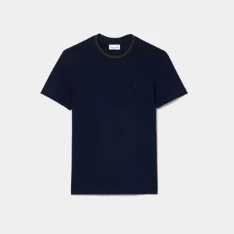 Striped Stretch Piqua T-shirt för män