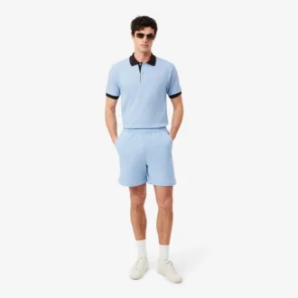 Strukturerade jersey-shorts