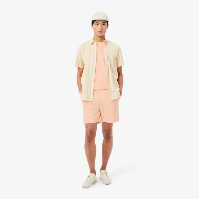 Strukturerade jersey-shorts