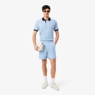 Strukturerade jersey-shorts
