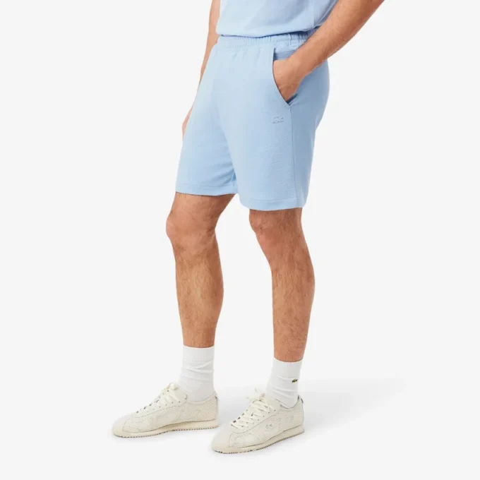 Strukturerade jersey-shorts