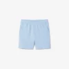Strukturerade jersey-shorts