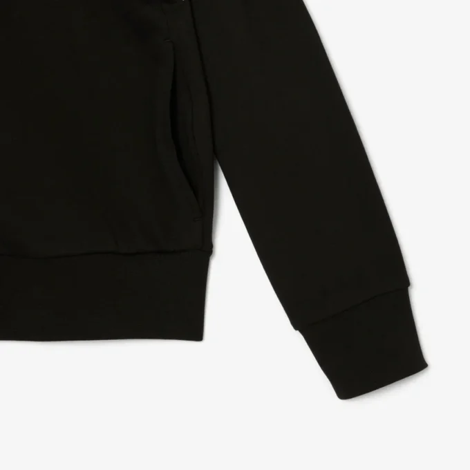 Sweatshirt med dragkedja och logo i avslappnad passform Sweatshirt med dragkedja och logo i avslappnad passform