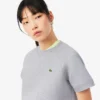 Sweatshirt med kort ärm och normal passform