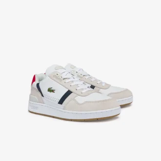 T-Clip-Sneakers i läder för herr