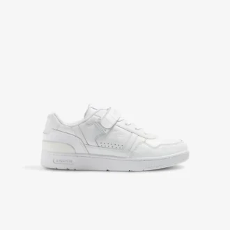 T-Clip-Sneakers i läder med kardborreband för herr