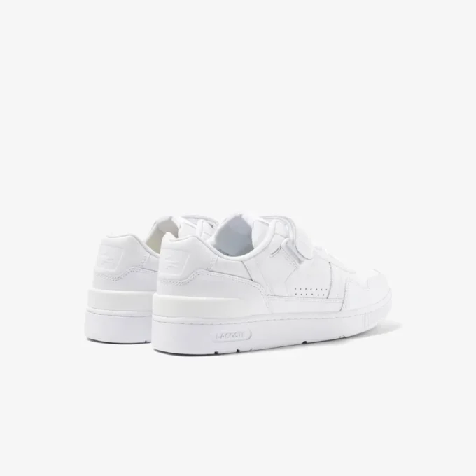 T-Clip-Sneakers i läder med kardborreband för herr