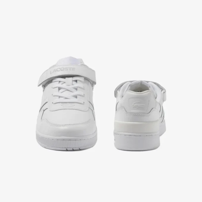 T-Clip-Sneakers i läder med kardborreband för herr