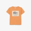 T-shirt i bomull med emblem