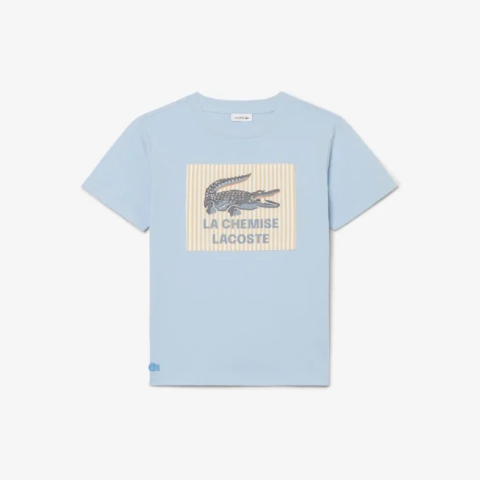 T-shirt i bomull med emblem