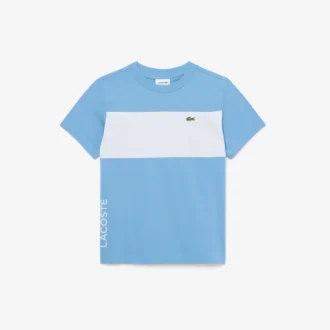 T-shirt i bomull med färgblock