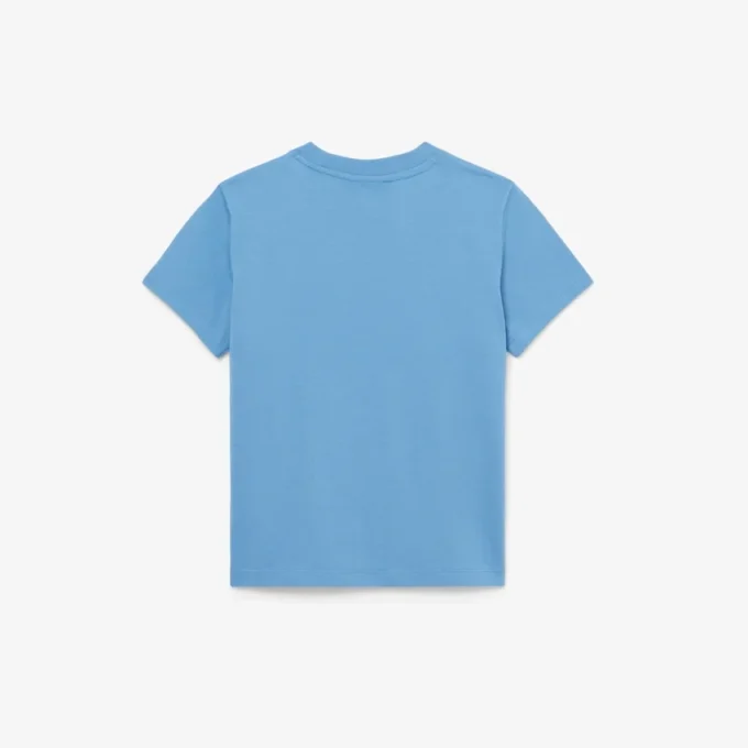 T-shirt i bomull med färgblock T-shirt i bomull med färgblock