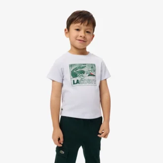 T-shirt i bomull med grafiskt tryck