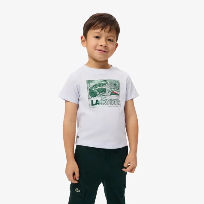 T-shirt i bomull med grafiskt tryck T-shirt i bomull med grafiskt tryck
