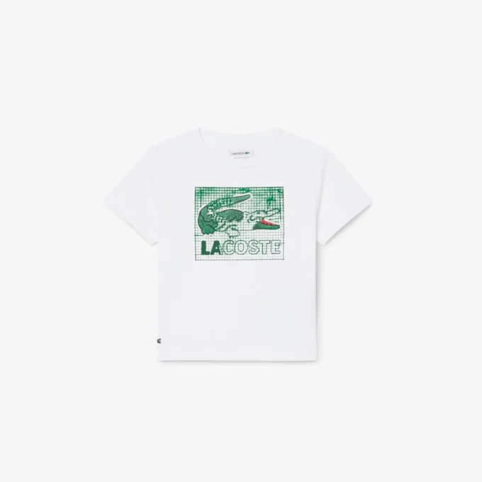 T-shirt i bomull med grafiskt tryck