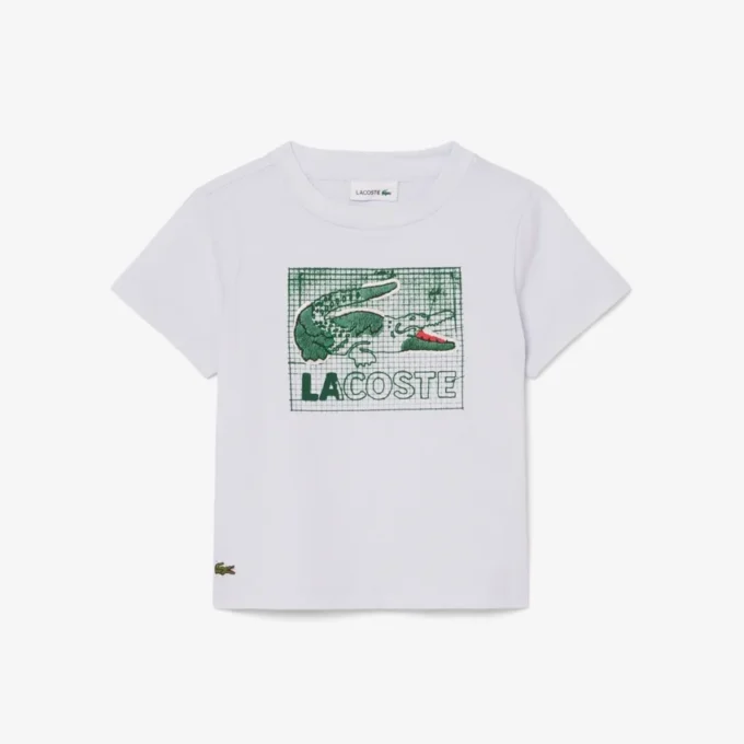 T-shirt i bomull med grafiskt tryck T-shirt i bomull med grafiskt tryck