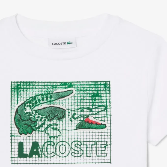 T-shirt i bomull med grafiskt tryck