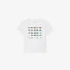 T-shirt i bomull med krokodiltryck