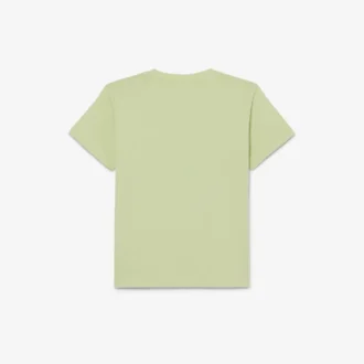 T-shirt i bomull med krokodiltryck