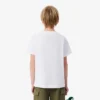 T-shirt i bomull med krokodiltryck T-shirt i bomull med krokodiltryck