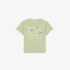 T-shirt i bomull med krokodiltryck