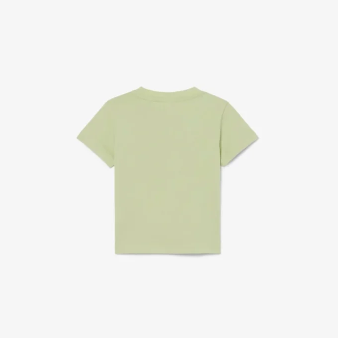 T-shirt i bomull med krokodiltryck