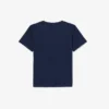 T-shirt i bomull med krokodiltryck T-shirt i bomull med krokodiltryck