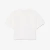 T-shirt i bomull med krokodiltryck T-shirt i bomull med krokodiltryck
