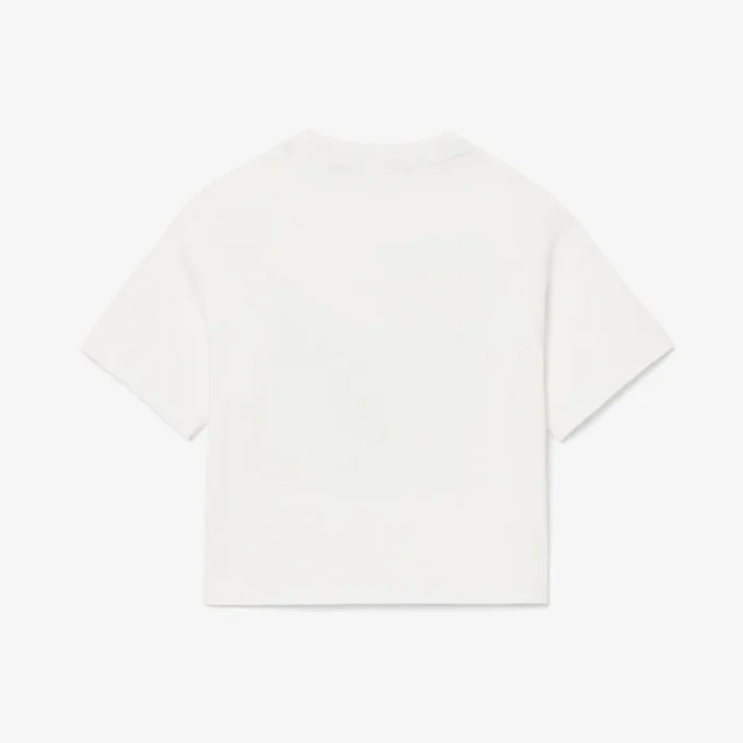 T-shirt i bomull med tryck för flickor T-shirt i bomull med tryck för flickor