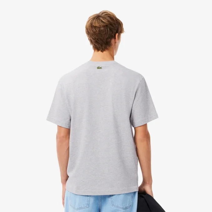 T-shirt i bomull med tryck för herr T-shirt i bomull med tryck för herr