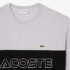 T-shirt i jersey med färgblockering i lång modell för herr T-shirt i jersey med färgblockering i lång modell för herr