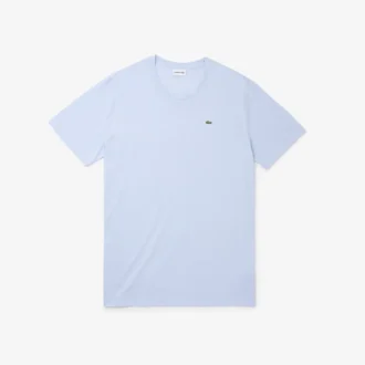 T-shirt i pima-bomullsjersey med lång passform för män