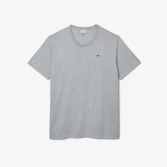 T-shirt i pima-bomullsjersey med lång passform för män