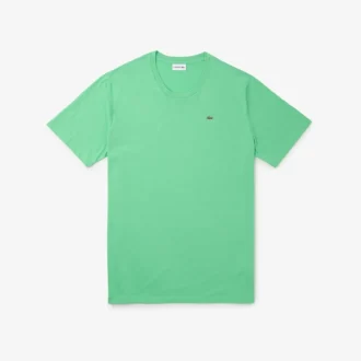 T-shirt i pima-bomullsjersey med lång passform för män