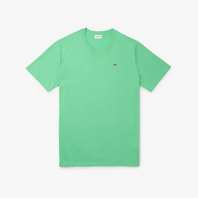 T-shirt i pima-bomullsjersey med lång passform för män T-shirt i pima-bomullsjersey med lång passform för män