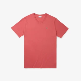 T-shirt i pima-bomullsjersey med lång passform för män