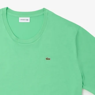 T-shirt i pima-bomullsjersey med lång passform för män