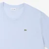 T-shirt i pima-bomullsjersey med lång passform för män