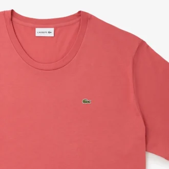 T-shirt i pima-bomullsjersey med lång passform för män