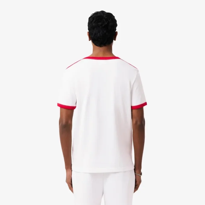 T-shirt i tjock bomull med fickdetaljer T-shirt i tjock bomull med fickdetaljer