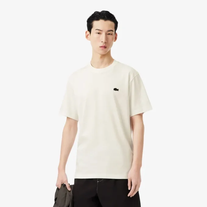 T-shirt i tjock bomull med tryck T-shirt i tjock bomull med tryck
