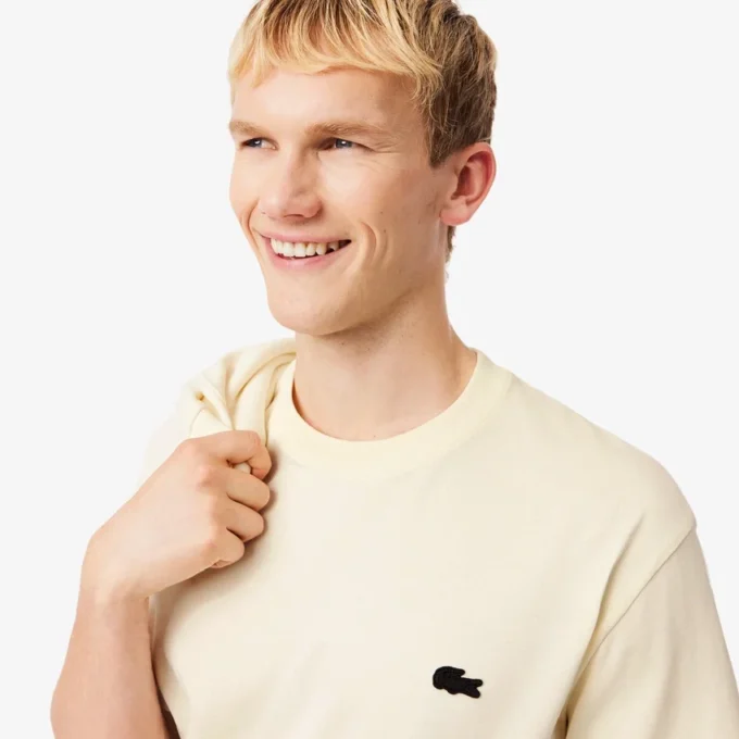 T-shirt i tjock bomull med tryck T-shirt i tjock bomull med tryck