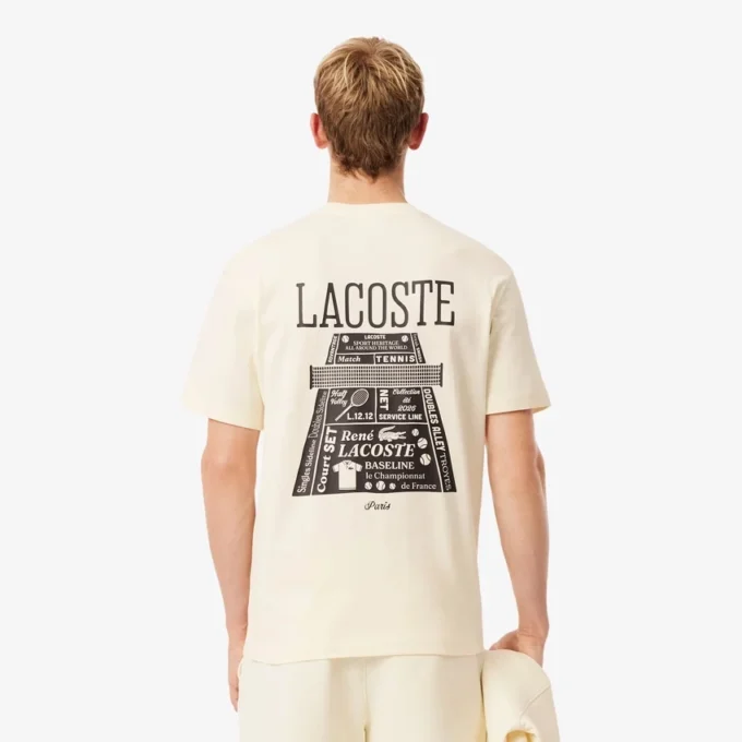 T-shirt i tjock bomull med tryck T-shirt i tjock bomull med tryck