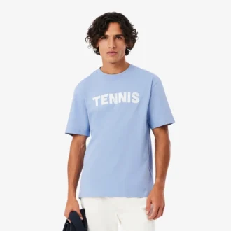 T-shirt i tryckt bomull